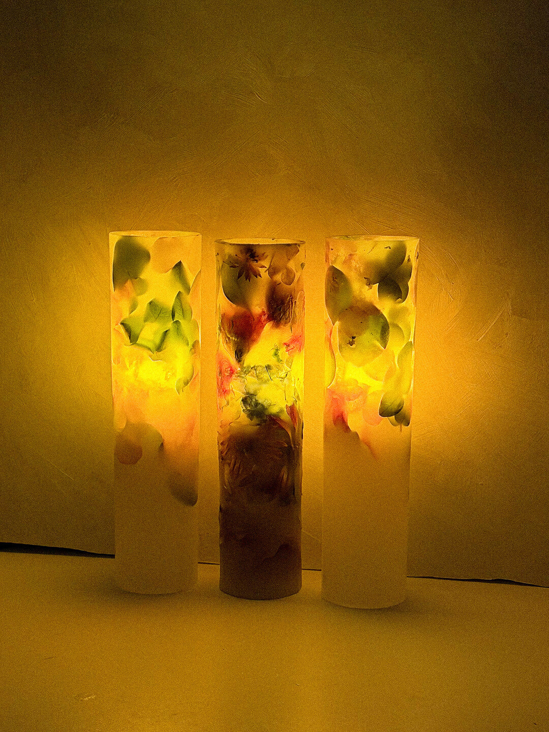 【幸せな花束キャンドル】BIGランタンキャンドル