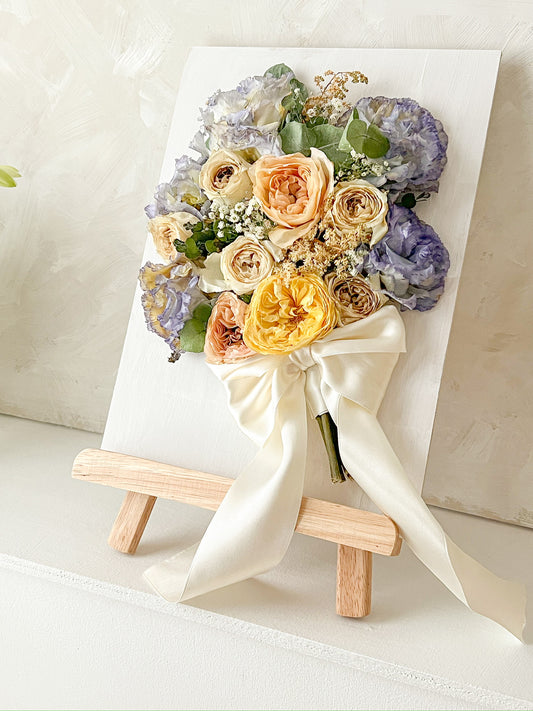 ▶︎花束蘇るアート作品”フレームドライブーケ”