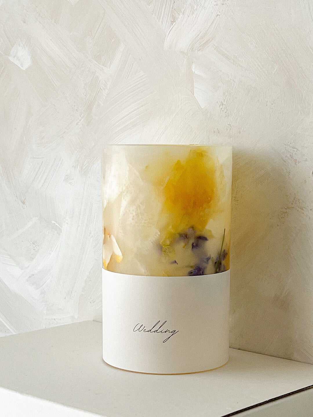 【単品】花束詰め込んだ”ランタンキャンドル”