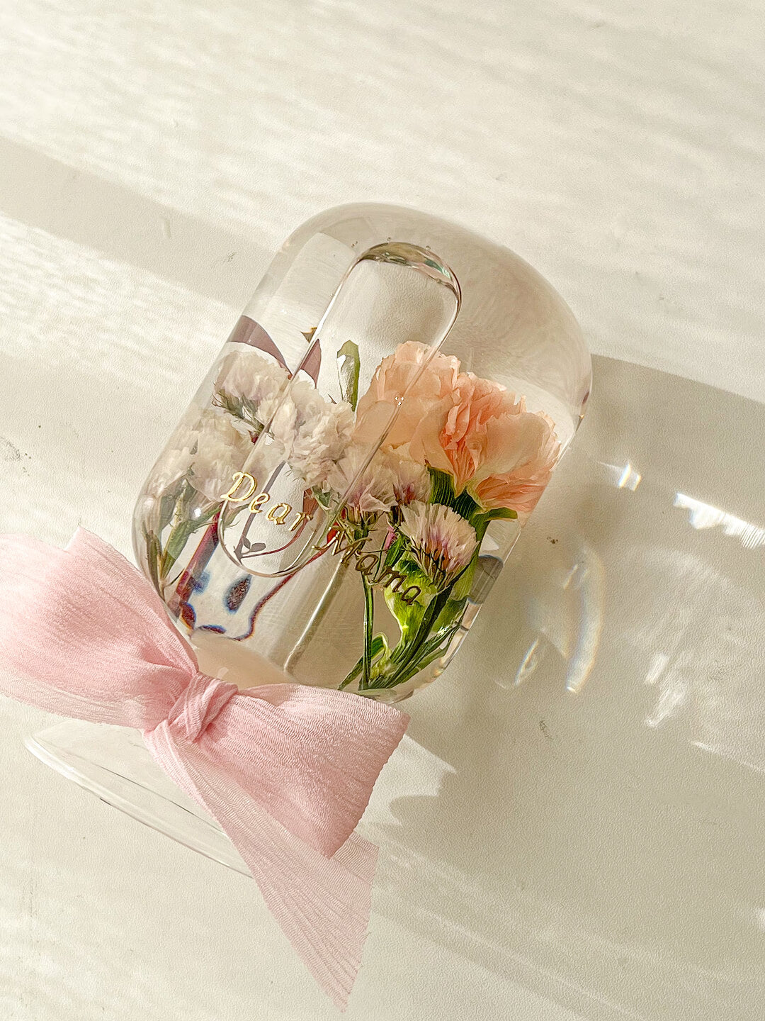 花束との記憶を閉じ込める”ハーバリウム＆キャンドル”SET